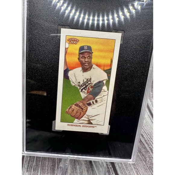 2024 Topps 206 Jackie Robinson SGC 9.5 Mint+ Tobacco Card Brooklyn Dodgers - Picture 5 of 9